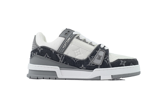 EM Sneakers Louis Vuitton Trainer(NFC Chip Edition)Gray