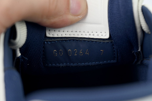 EM Sneakers Louis Vuitton Trainer(NFC Chip Edition)Low #54 Signature White Marine