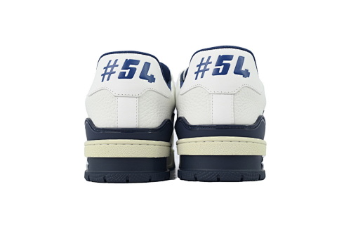 EM Sneakers Louis Vuitton Trainer(NFC Chip Edition)Low #54 Signature White Marine