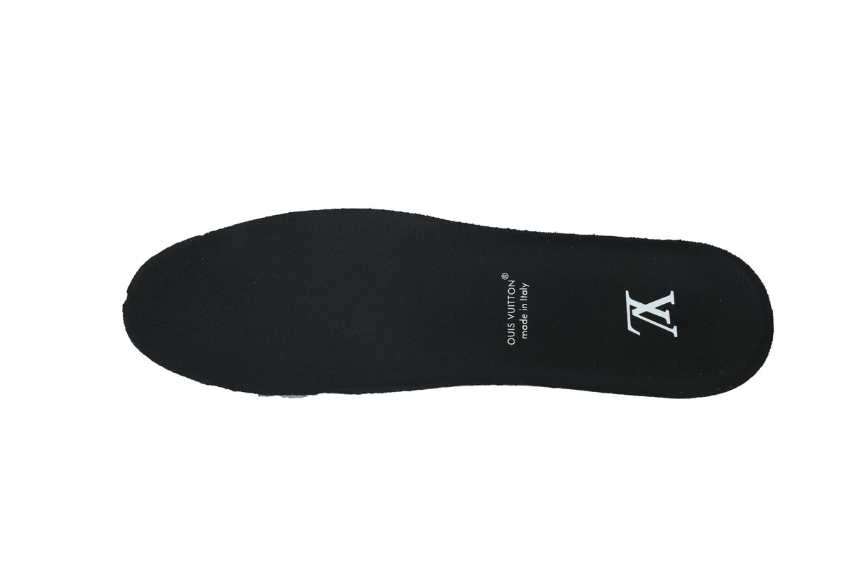 EM Sneakers Louis Vuitton Trainer Sneaker(NFC Chip Edition)Black Calf Leather