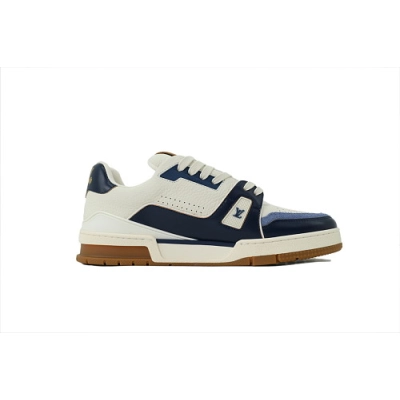 EM Sneakers Louis Vuitton Trainer Sneaker(NFC Chip Edition)Marine 02