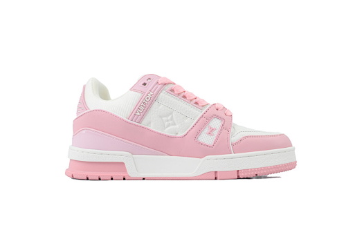 EM Sneakers Louis Vuitton Trainer(NFC Chip Edition)Pink