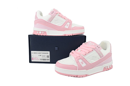 EM Sneakers Louis Vuitton Trainer(NFC Chip Edition)Pink