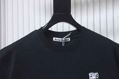 EM Sneakers Acne Studios Bow-Print T-Shirt Black