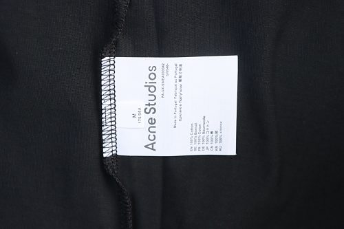 EM Sneakers Acne Studios Bow-Print T-Shirt Black