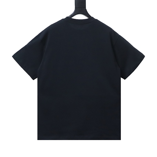 EM Sneakers Acne Studios Circle Logo Print T-Shirt Black