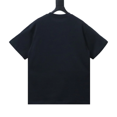 EM Sneakers Acne Studios Circle Logo Print T-Shirt Black 02