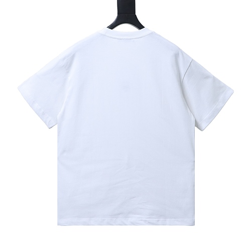 EM Sneakers Acne Studios Circle Logo Print T-Shirt White