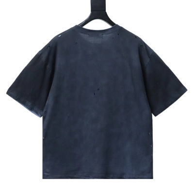 EM Sneakers Acne Studios Distressed Sandblasted Navy Blue T-Shirt 02