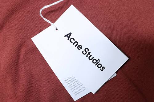 EM Sneakers Acne Studios Exford U 1996 Distressed Cotton & Hemp Pocket T-Shirt Chocolate Brown