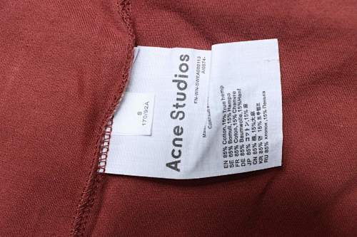 EM Sneakers Acne Studios Exford U 1996 Distressed Cotton & Hemp Pocket T-Shirt Chocolate Brown