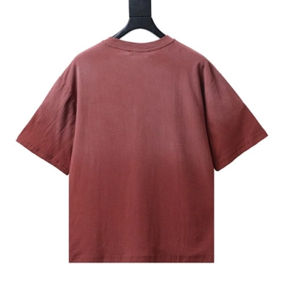 EM Sneakers Acne Studios Exford U 1996 Distressed Cotton & Hemp Pocket T-Shirt Chocolate Brown 02