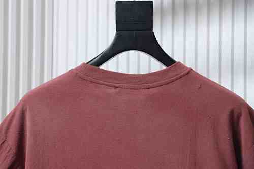 EM Sneakers Acne Studios Exford U 1996 Distressed Cotton & Hemp Pocket T-Shirt Chocolate Brown