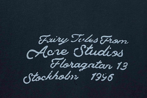 EM Sneakers Acne Studios Letter-print Cotton T-shirt Black