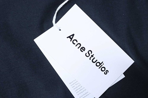 EM Sneakers Acne Studios Letter-print Cotton T-shirt Black