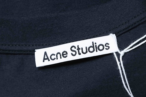 EM Sneakers Acne Studios Letter-print Cotton T-shirt Black