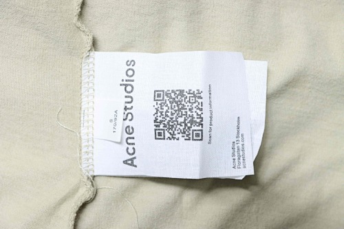EM Sneakers Acne Studios Letter-print Cotton T-shirt Neutrals