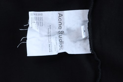 EM Sneakers Acne Studios Logo-embellished T-shirt Optical Black