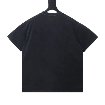 EM Sneakers Acne Studios Logo-embellished T-shirt Optical Black 02