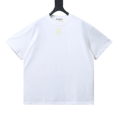 EM Sneakers Acne Studios Logo-embellished T-shirt Optical White 01