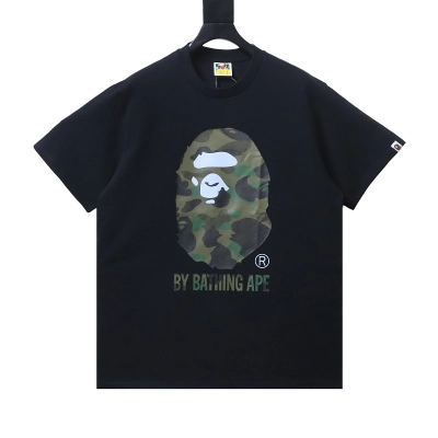 EM Sneakers BAPE 1st Camo By Bathing Ape T-shirt Black Green 01