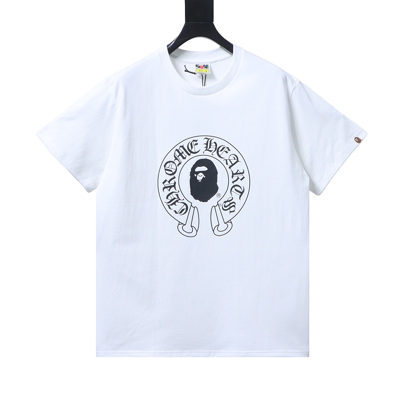 EM Sneakers Bape × Chrome Hearts  2009 Baby Milo Horseshoe T-shirt White