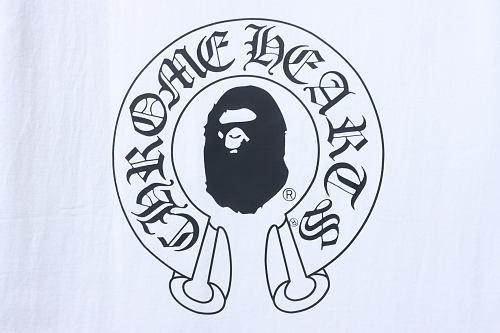 EM Sneakers Bape × Chrome Hearts  2009 Baby Milo Horseshoe T-shirt White