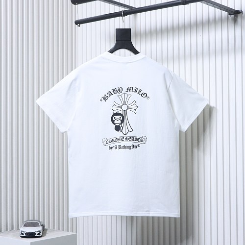 EM Sneakers Bape × Chrome Hearts  2009 Baby Milo Horseshoe T-shirt White