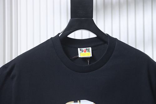 EM Sneakers BAPE A Bathing Ape Check by Bathing T-shirt Black Beige