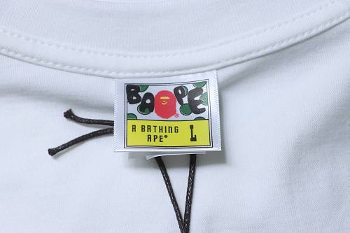 EM Sneakers BAPE A Bathing Ape Check by Bathing T-shirt White Beige