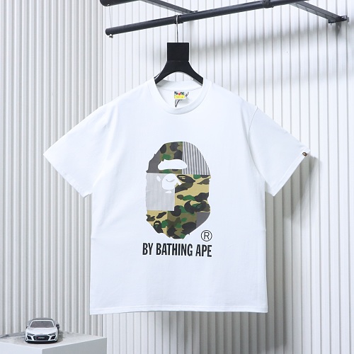 EM Sneakers BAPE Military Crazy Big Ape Head T-shirt White