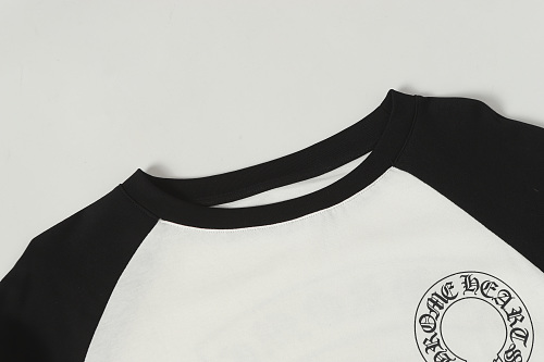 EM Sneakers Chrome Hearts Baseball Long Sleeve Black/White