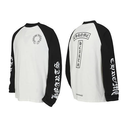EM Sneakers Chrome Hearts Baseball Long Sleeve Black/White