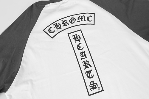 EM Sneakers Chrome Hearts Baseball Long Sleeve Gray /White