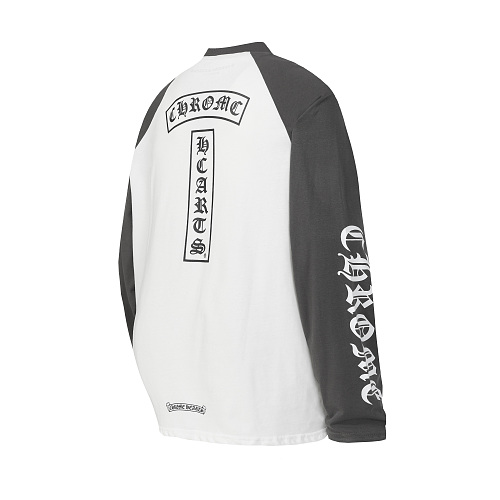 EM Sneakers Chrome Hearts Baseball Long Sleeve Gray /White