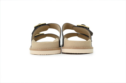 EM Sneakers Brunello Cucinelli Buckle Suede Slippers Coffee
