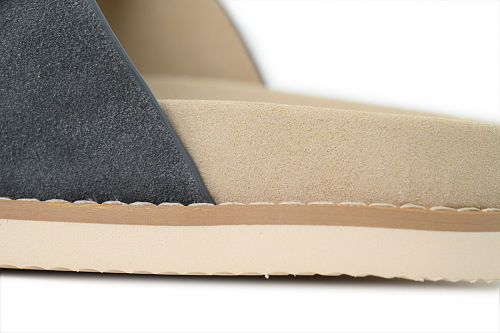 EM Sneakers Brunello Cucinelli Buckle Suede Slippers Grey