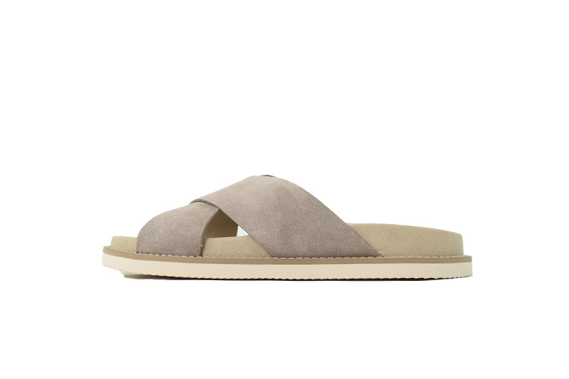 EM Sneakers Brunello Cucinelli Crossover Slides Suede Beige