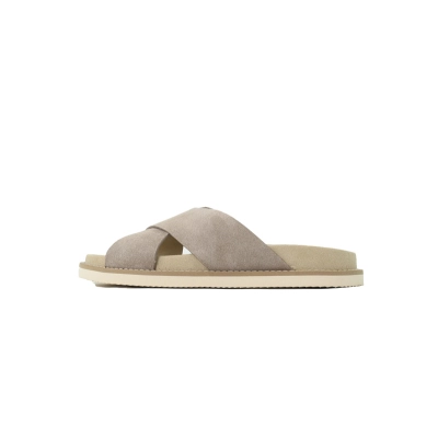 EM Sneakers Brunello Cucinelli Crossover Slides Suede Beige 01