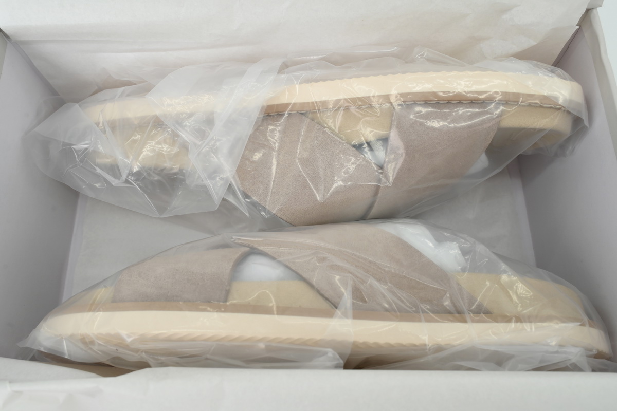 EM Sneakers Brunello Cucinelli Crossover Slides Suede Beige