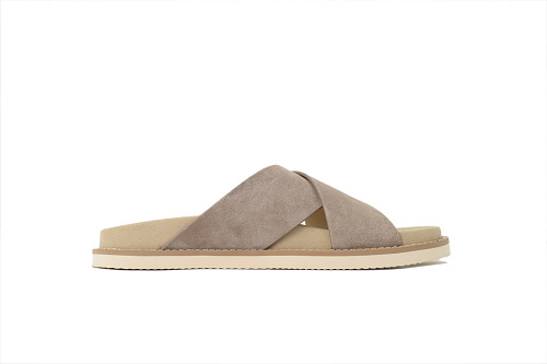 EM Sneakers Brunello Cucinelli Crossover Slides Suede Beige