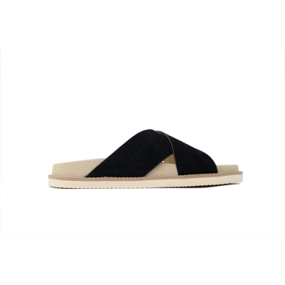 EM Sneakers Brunello Cucinelli Crossover Slides Suede Black 02