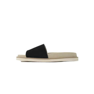 EM Sneakers Brunello Cucinelli Suede Sandals Black 01