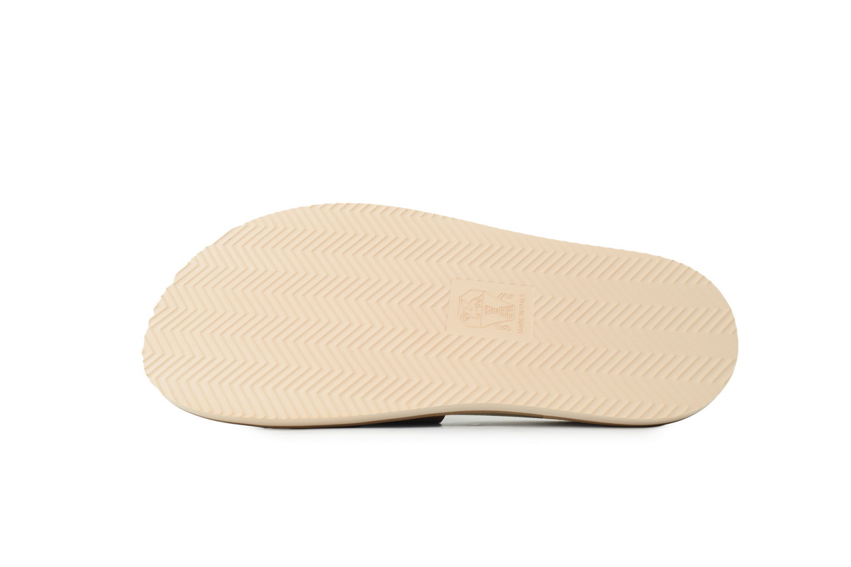 EM Sneakers Brunello Cucinelli Suede Sandals Brown