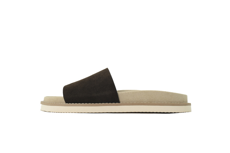 EM Sneakers Brunello Cucinelli Suede Sandals Coffee