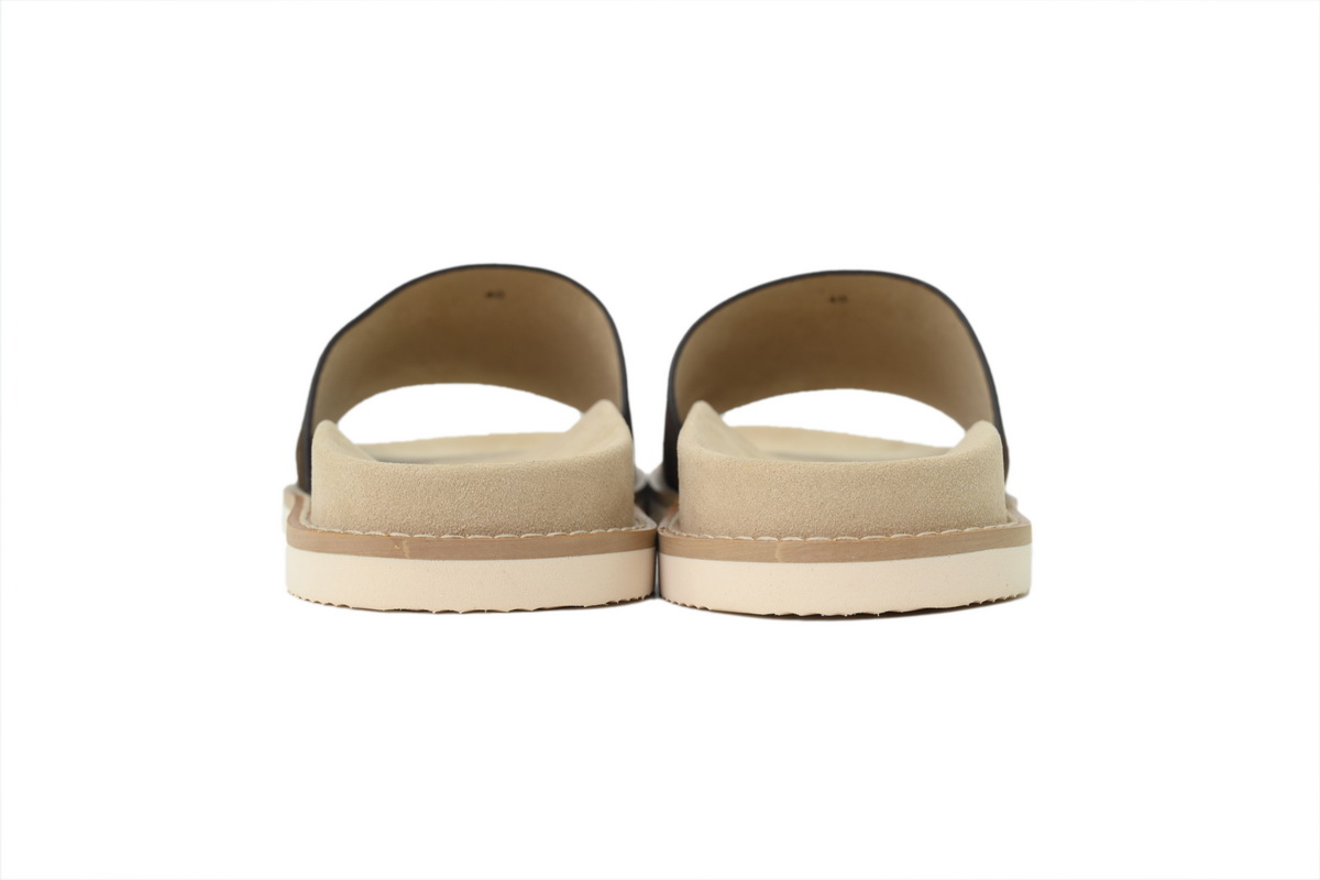 EM Sneakers Brunello Cucinelli Suede Sandals Coffee