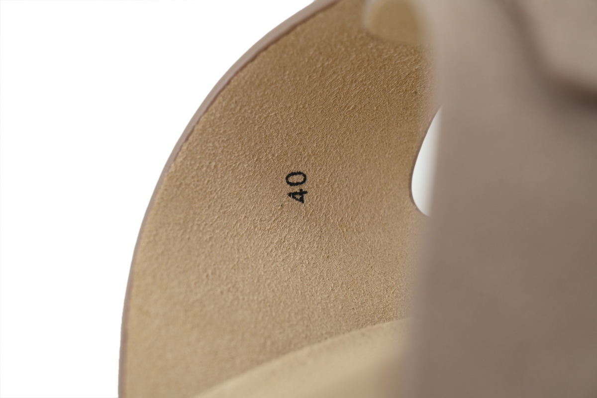 EM Sneakers Brunello Cucinelli Suede Slide Sandals Beige