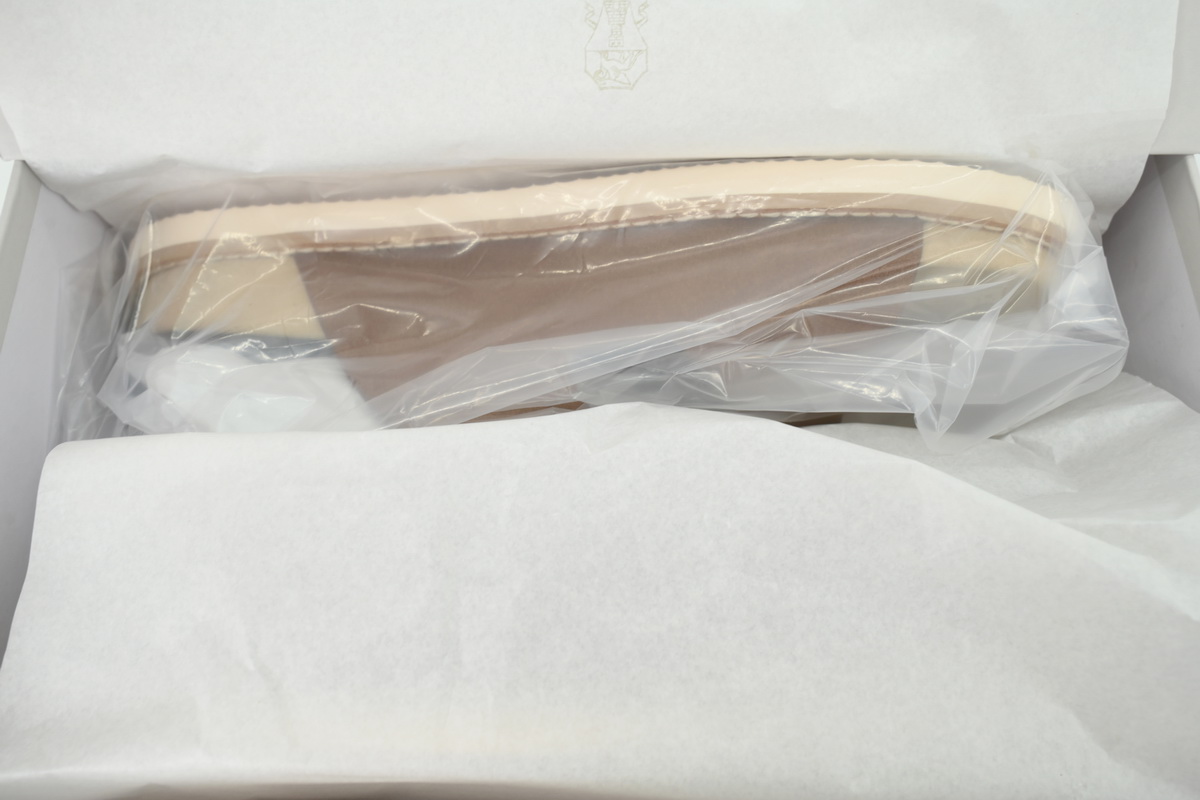 EM Sneakers Brunello Cucinelli Suede Slide Sandals Brown