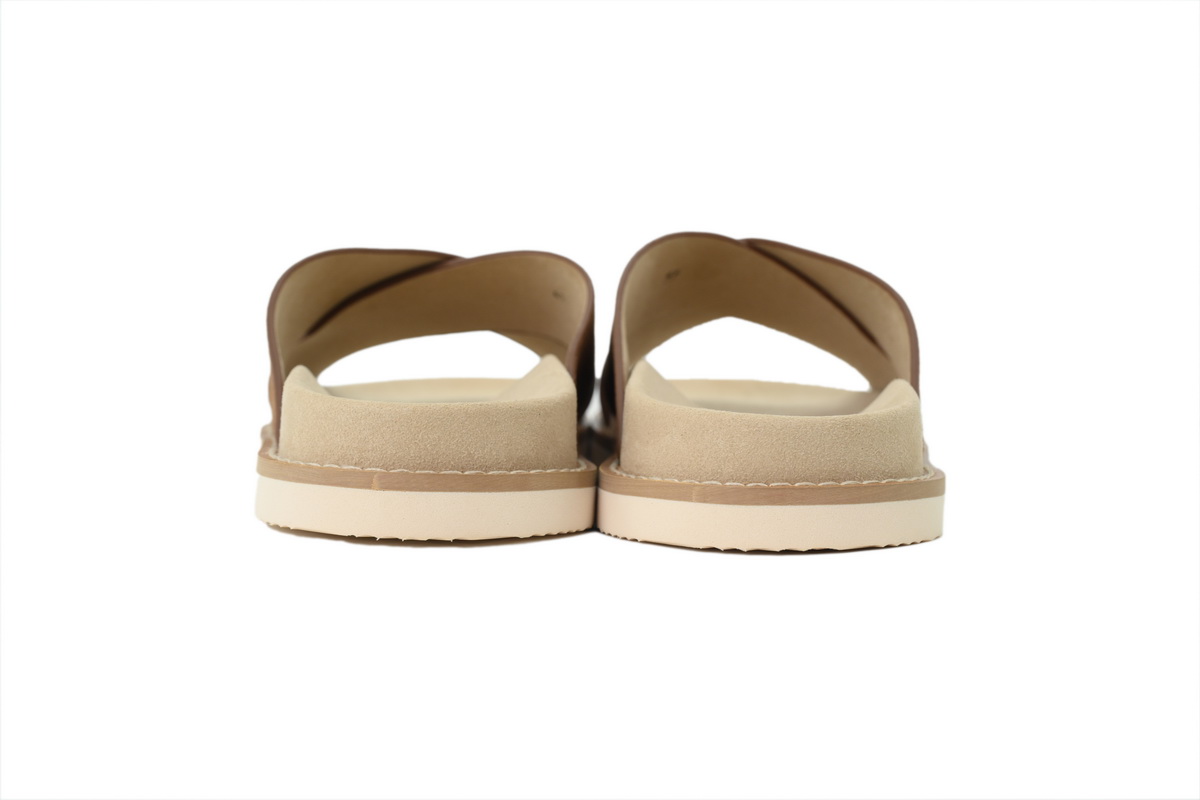 EM Sneakers Brunello Cucinelli Crossover Slides Suede Brown