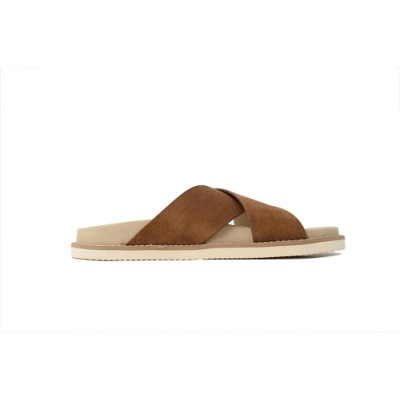 EM Sneakers Brunello Cucinelli Crossover Slides Suede Brown 02